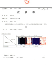 日光堅牢度の試験